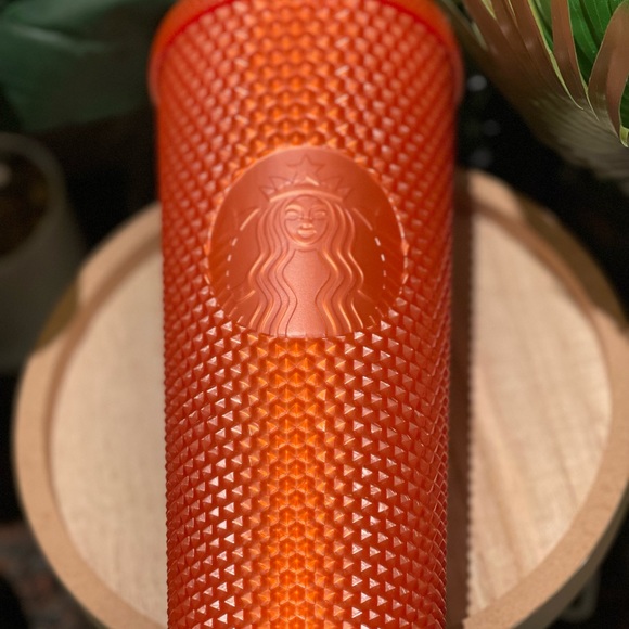 Starbucks Studded Tumbler- Fall 2022 Pumpkin Spice 24oz - Picture 5 of 13